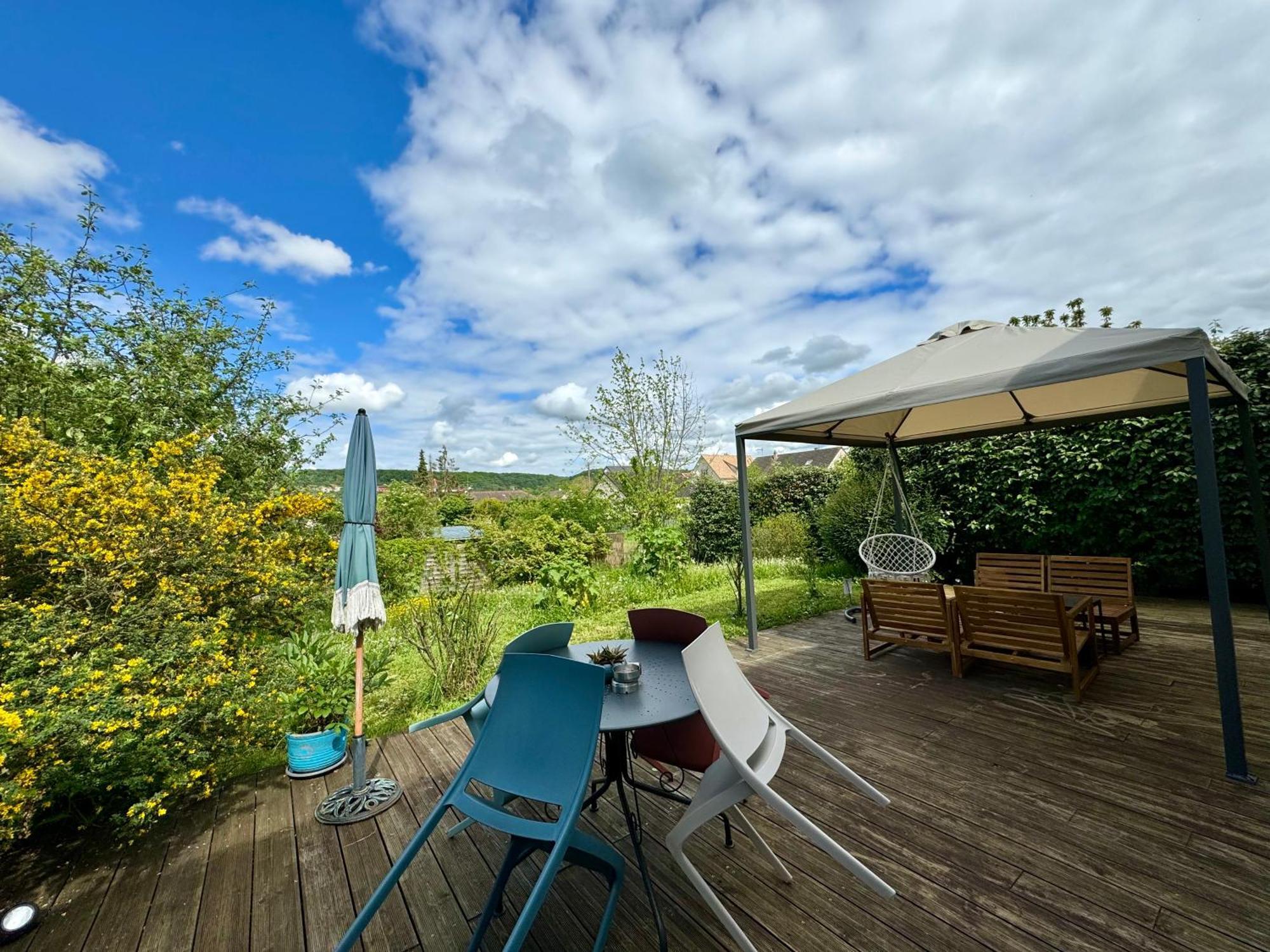 La Mandragora - Maison Avec Jardin Et Poele A Bois Vernon  Exteriör bild
